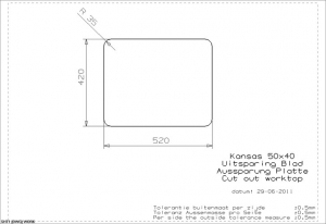 Reginox Kansas 50x40, als Auflagesple, flchenbndige Sple und Unterbausple einbaubar