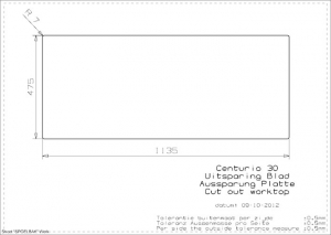 Reginox Centurio L 30, als Auflagesple und flchenbndige Sple einbaubar, R19627