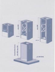 berbel Deckenkonsole inkl. Verkleidung bis 900 mm