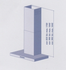 berbel Kaminverlngerung fr Wand- und Kopffreihauben 600 mm