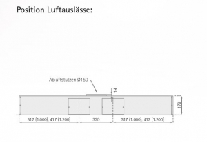 Silverline Asterion 100 cm ASD 104.1 S Schwarzglas Deckenhaube. Mit 5 Jahren Garantie!