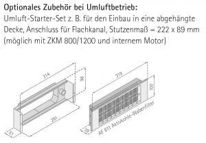 Silverline Quadra QUD 124 E Edelstahl Deckenhaube. Mit 5 Jahren Garantie!