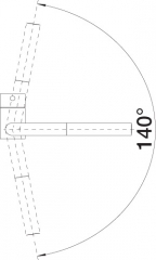 Blancolinus-S Chrom Hebel links, 514016