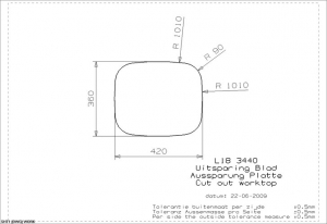 Reginox L18 3440 OKG, als Auflagesple, flchenbndige Sple und Unterbausple einbaubar