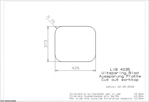 Reginox L18 4035 OKG, als Auflagesple, flchenbndige Sple und Unterbausple einbaubar