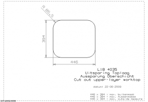 Reginox L18 4035 OKG, als Auflagesple, flchenbndige Sple und Unterbausple einbaubar