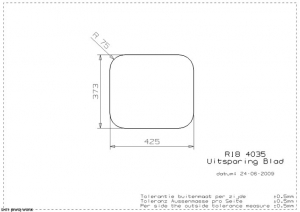 Reginox R18 4035 OKG, als Auflagesple einbaubar