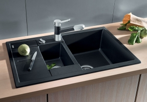 Blancometra 6 S Compact Silgranit PuraDur 2, Farbe felsgrau, 518876