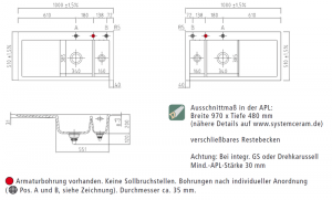 Systemceram KeraDomo MERA 100 in Alu (matt), mit 5 Jahren Garantie