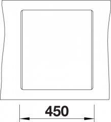 Blancodalago 45-F Silgranit PuraDur 2, Farbe cafe, 517171