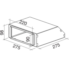 Falmec Umlenkstck fr Deckenlfter, 101249