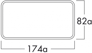 Naber COMPAIR K-Klima-R 125/125 Mauerkasten, ziegelrot, 4021075