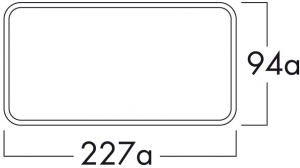 Naber COMPAIR K-Klima-R flow 150 Mauerkasten, wei, 4044050