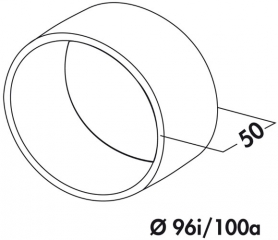 Naber COMPAIR N-VBS 100 Rohrverbinder round, 4011027