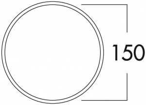 Naber COMPAIR flow 150 Maueranschlustutzen 1, wei, 4043025