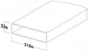 Naber COMPAIR T-VRO 125 Breitkanal, 1000 mm, 4021002