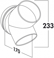 Naber COMPAIR T-HS 125 Hosenstck, 4021040