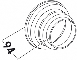 Naber COMPAIR T-STU-ST 125 / 150 Stufenring, 4021038