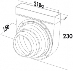 Naber COMPAIR T-UR-ST 125 Umlenkstck 90, 4021012