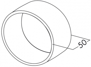 Naber COMPAIR T-VBS 125 Rohrverbinder round, 4021127