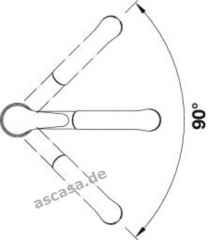 BLANCODARAS-S Chrom Hochdruck, 517731