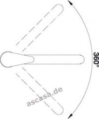 Blancodaras Niederdruck Chrom, 519723