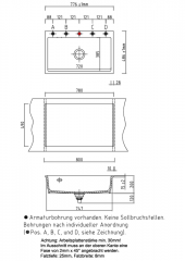 Systemceram KeraDomo MERA 80 F, Farbe Alu (matt), mit 5 Jahren Garantie