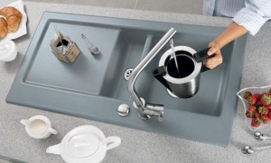 Villeroy & Boch Subway 60, Farbe i4 Graphit, Classicline, Becken rechts oder Becken links