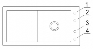 Villeroy & Boch Timeline 60, Farbe i4 Graphit, Classicline