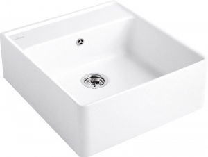 Villeroy & Boch Splstein Einzelbecken, Farbe R1 Weiss alpin, Classicline