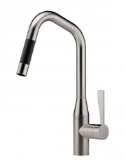 Dornbracht Sync Pull-Down Einhebelmischer mit Brausefunktion, Hochdruck, Platin gebrstet, 33875895-06