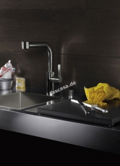 Dornbracht Elio Pull-Out Einhebelmischer mit Brausefunktion, Hochdruck, Platin gebrstet, 33870790-06