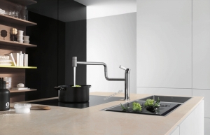 Dornbracht Tara Ultra Pivot Einhebelmischer, Hochdruck, Platin gebrstet, 33845875-06