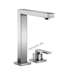 Dornbracht Lot Einhebelmischer Bar Tap, Zweilochbatterie mit Einzelrosetten, Hochdruck, Platin gebrstet, 32805680-06