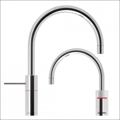 Quooker Nordic Round Twintaps, COMBI+ Plus, verchromt glnzend, 22+NRCHRTT, 7 JAHRE GARANTIE