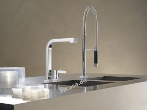 Dornbracht Profibrausegarnitur, Zubehr fr Armaturen Maro und Lot, Platin gebrstet, 27784970-06