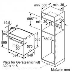 Neff BCA1502 / B1DCA0AN0, Einbaubackofen mit CircoTherm, EEK: A, mit 5 Jahren Garantie!