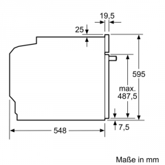 Neff BCA1502 / B1DCA0AN0, Einbaubackofen mit CircoTherm, EEK: A, mit 5 Jahren Garantie!