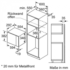 Neff HWB23  / HLAWD23N0, Einbau-Mikrowellengert, mit 5 Jahren Garantie!