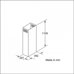 Neff Kaminverlngerung 1100 mm  Z5909N1