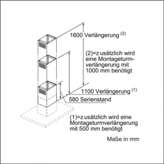 Neff Kaminverlngerung 1100 mm  Z5909N1