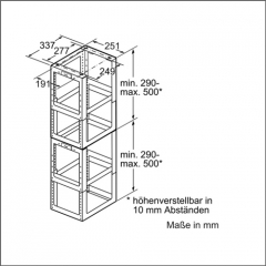 Neff Montageturmverlngerung 1000 mm  Z5923N0