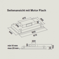 Falmec Nube, Design+, Edelstahl, 90 cm, Deckenhaube, mit 5 Jahren Garantie