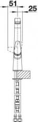 Blanco Avona S Armatur, Hochdruck Zugauslauf Schlauchbrause, Farbe chrom, 521277