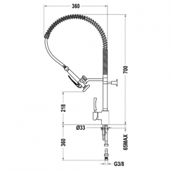 Teka MY B 174, Hochdruck, chrom, 181740200