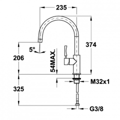 Teka INX 915, Hochdruck, Edelstahl, 749150200