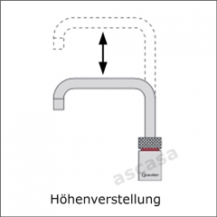 Quooker Flex, COMBI, Edelstahl massiv, 22XRVS, 7 JAHRE GARANTIE