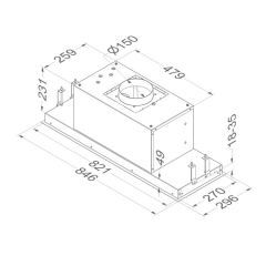 Novy Inox Lfterbaustein 829, Edelstahl, mit 5 Jahren Garantie