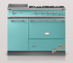 Lacanche Chassagne Classic, Kochstation, 110,5 cm, Farbe Korallblau, mit 5 Jahren Garantie!