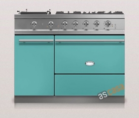 Lacanche Chassagne Modern, Kochstation, 110,5 cm, Farbe Korallblau, mit 5 Jahren Garantie!